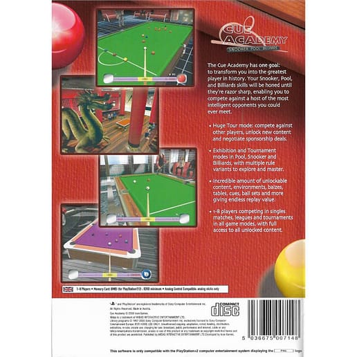 Cue Academy Playstation 2 PS2 (Begagnad)