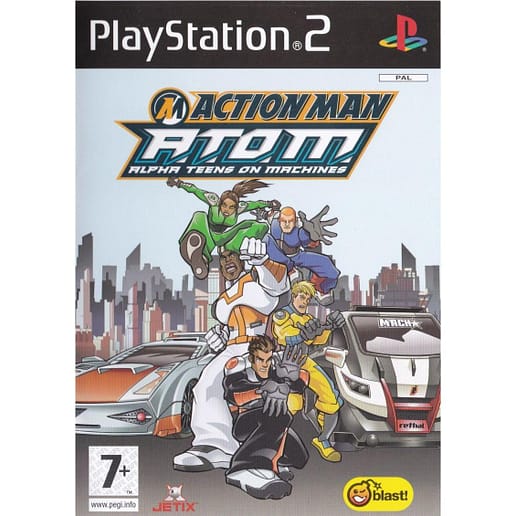 Action Man ATOM Alpha Teens on Machines Playstation 2 PS2 (Begagnad)