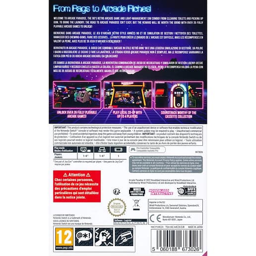 Arcade Paradise Nintendo Switch