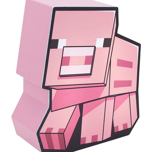 Minecraft Pig box light lampa