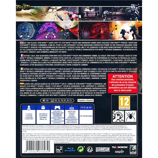 Star Wars Racer & Commando Combo Playstation 4