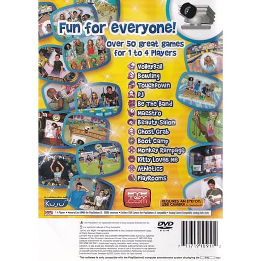 EyeToy Play 3 Playstation 2 PS2 (Begagnad)