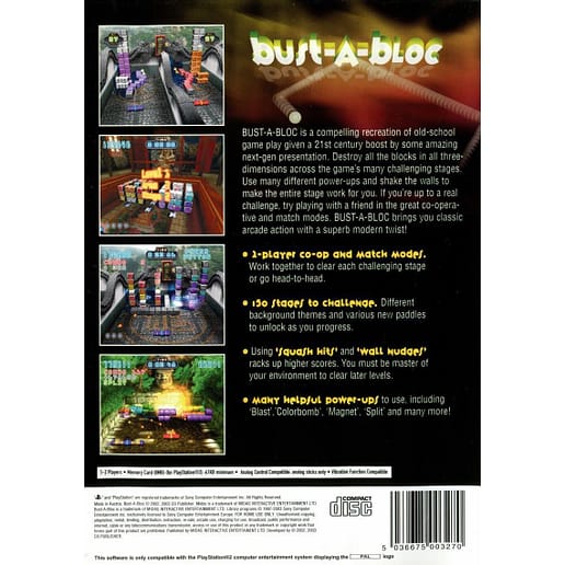 Bust-A-Bloc Playstation 2 PS2 (Begagnad)