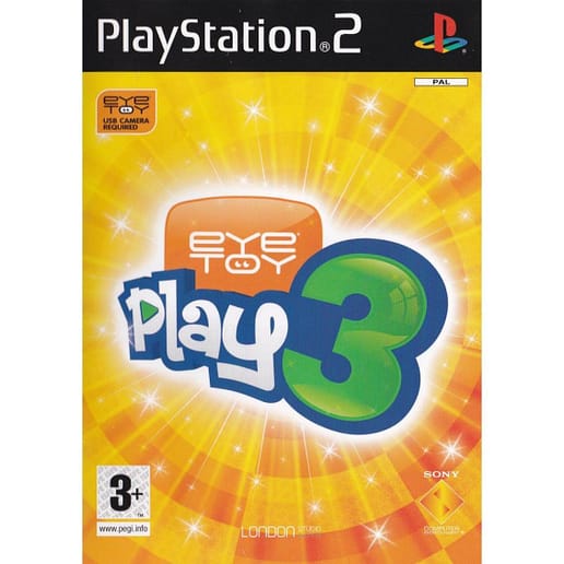 EyeToy Play 3 Playstation 2 PS2 (Begagnad)