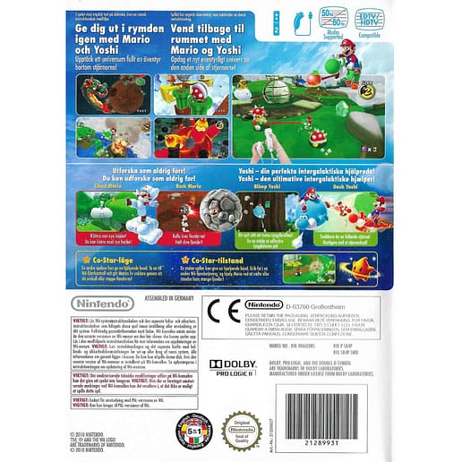 Super Mario Galaxy 2 Nintendo Wii Nordic (Begagnad)