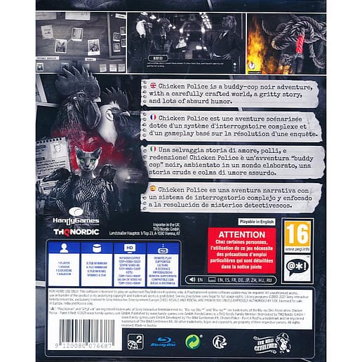 Chicken Police Paint it Red Playstation 4