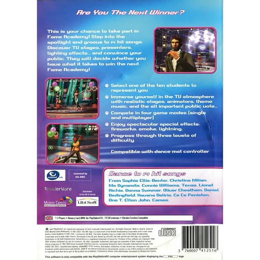Fame Academy Playstation 2 PS2 (Begagnad)