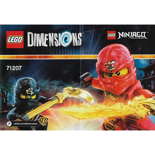 Manual till Ninjago Team Pack 71207 Lego Dimensions