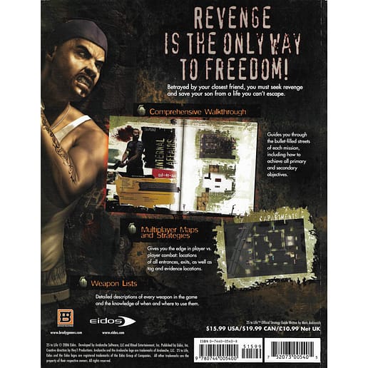 25 To Life Official Strategy Guide (Begagnad)