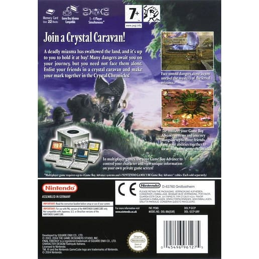 Final Fantasy Crystal Chronicles Nintendo Gamecube (Begagnad)