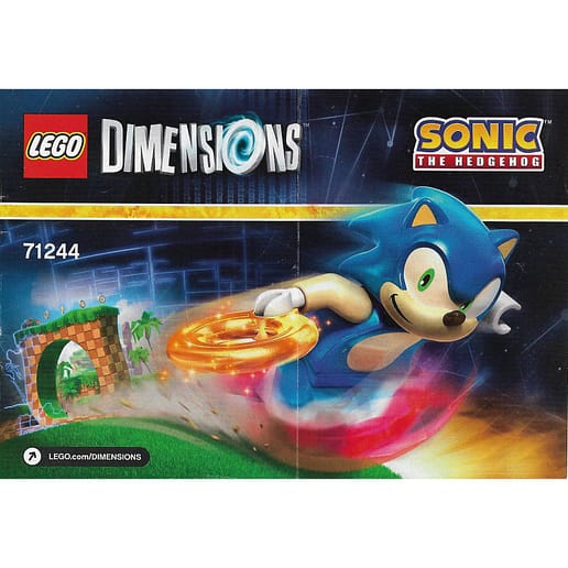 Manual till Sonic Level Pack 71244 Lego Dimensions