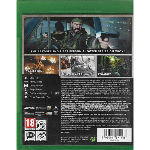 Call of Duty Black Ops Cold War Xbox One Xbox Series X (Begagnad)