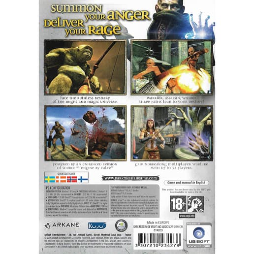 Dark Messiah Might and Magic PC DVD Nordic (Begagnad)