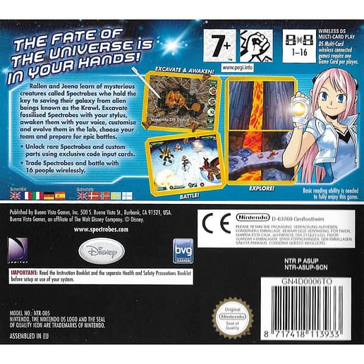 Spectrobes Nintendo DS Nordic (Begagnad)