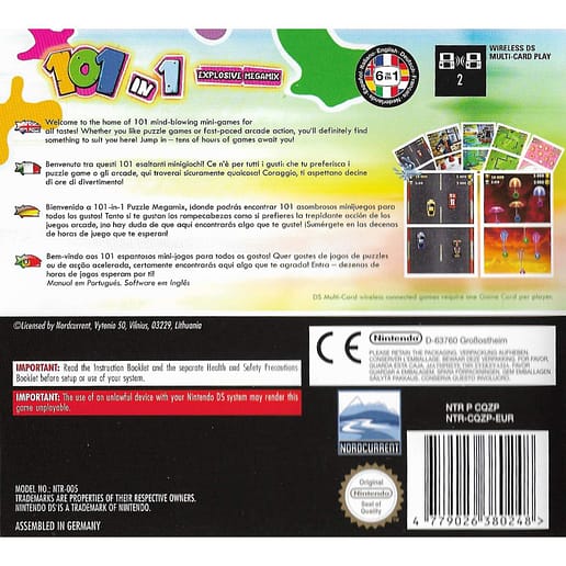 101 in 1 Explosive Megamix Nintendo DS (Begagnad)