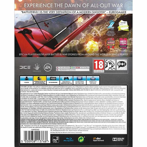 Battlefield 1 Playstation 4 PS4 (Begagnad)