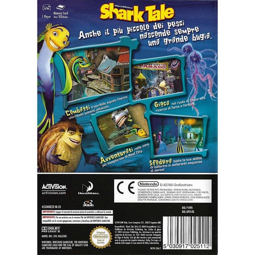 Shark Tale Nintendo Gamecube Italian (Begagnad)