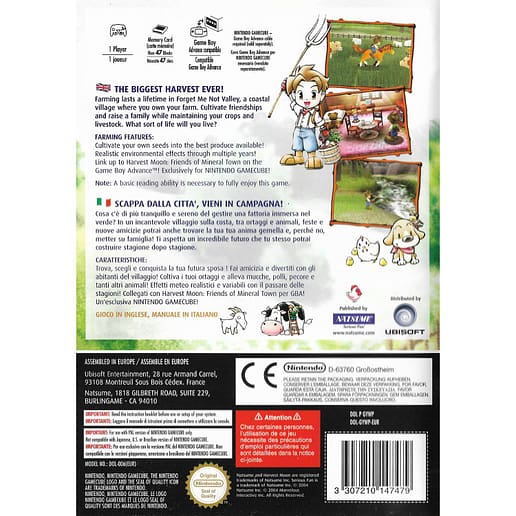 Harvest Moon A Wonderful Life Nintendo Gamecube (Begagnad)