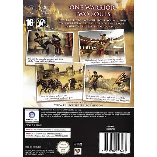 Prince of Persia The Two Thrones Nintendo Gamecube (Begagnad)