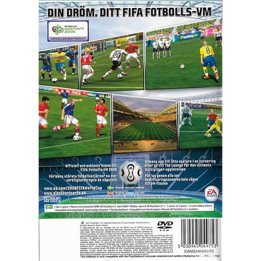 FIFA Fotbolls-VM 2006 Playstation 2 PS2 Swedish (Begagnad)