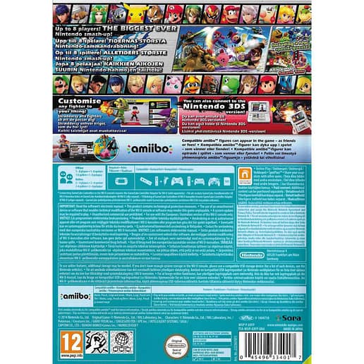 Super Smash Bros Nintendo Wii U Nordic (Begagnad)