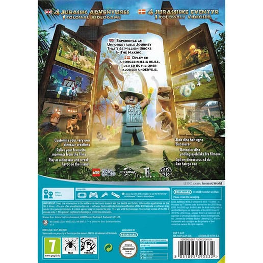 Lego Jurassic World Nintendo Wii U (Begagnad)