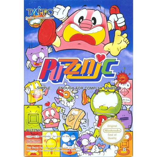 Puzznic Nintendo NES