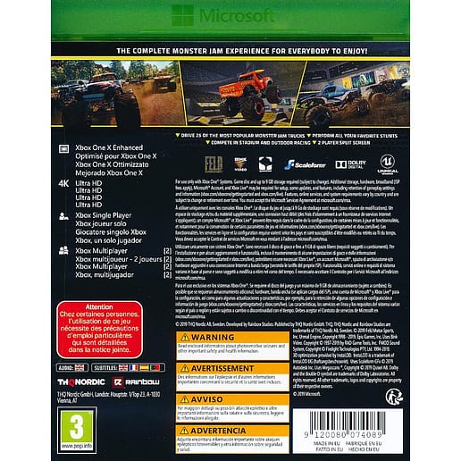Monster Jam Steel Titans Xbox One