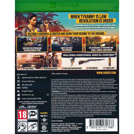 Far Cry 6 Yara Edition Xbox One Xbox Series X