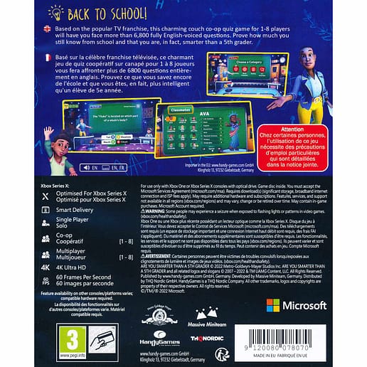 Are You Smarter Than A 5th Grader Xbox Series X Xbox One
