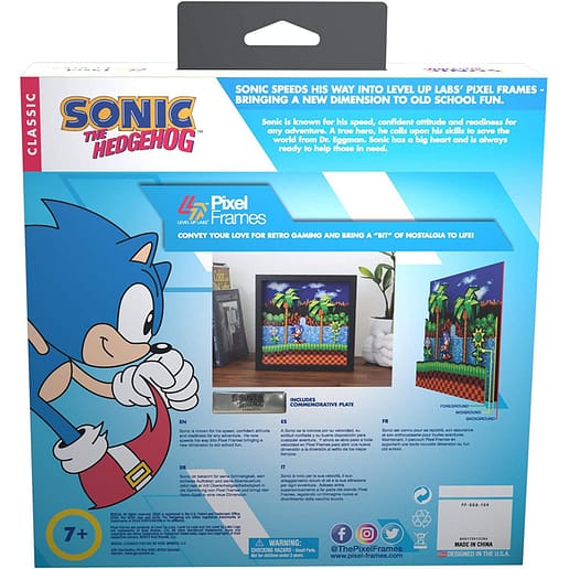 Pixel Frames Sonic Idle Pose L