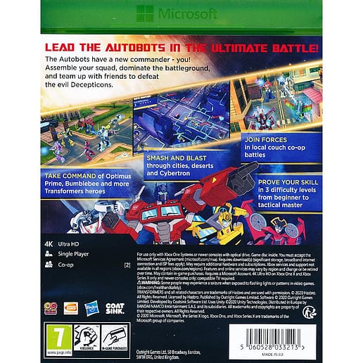 Transformers Battlegrounds Xbox One Xbox Series X