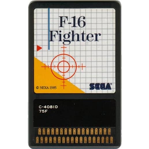 F-16 Fighter Sega Master System Sega Card (Begagnad)