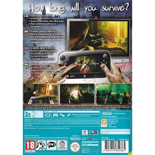 ZombiU Nintendo Wii U Nordic (Begagnad)