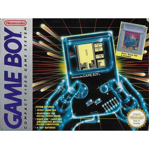 Gameboy Basenhet Boxad + Tetris