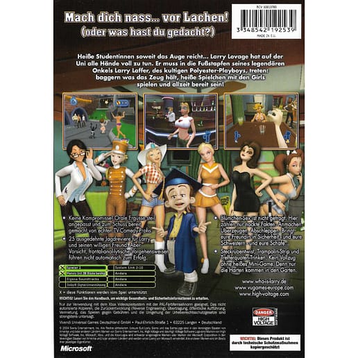 Leisure Suit Larry Magna Cum Laude Xbox German (Begagnad)