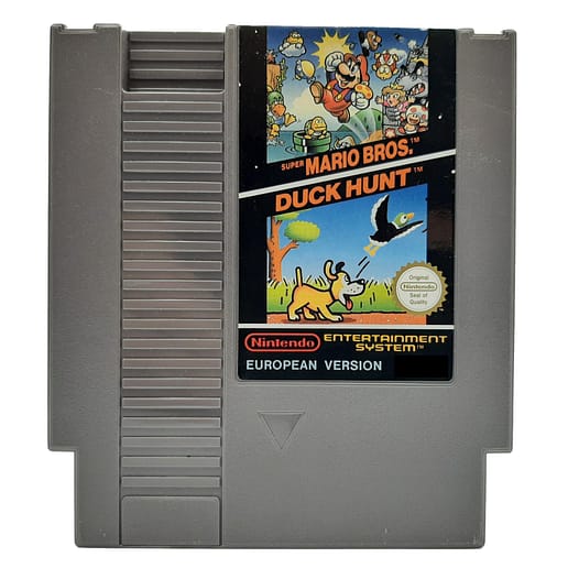 Nintendo NES 8-bit Basenhet + Super Mario Bros & Duck Hunt