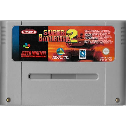 Super Battletank 2 Super Nintendo SNES UKV (Begagnad)