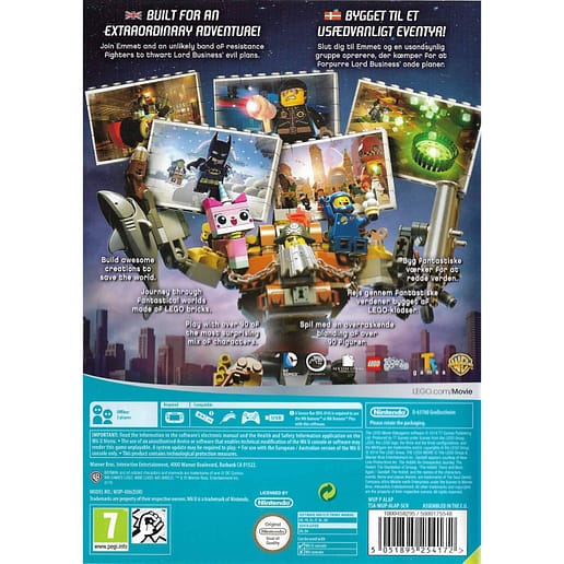 Lego The Lego Movie Videogame Nintendo Wii U (Begagnad)