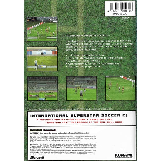 International Superstar Soccer 2 Xbox (Begagnad)