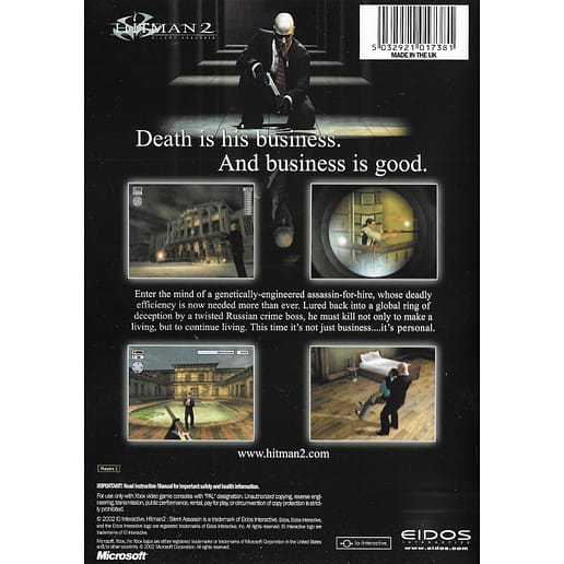 Hitman 2 Silent Assassin Xbox (Begagnad)