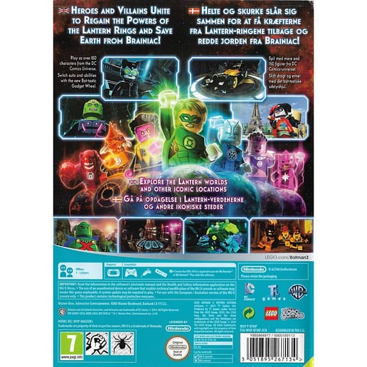 Lego Batman 3 Beyond Gotham Nintendo Wii U (Begagnad)