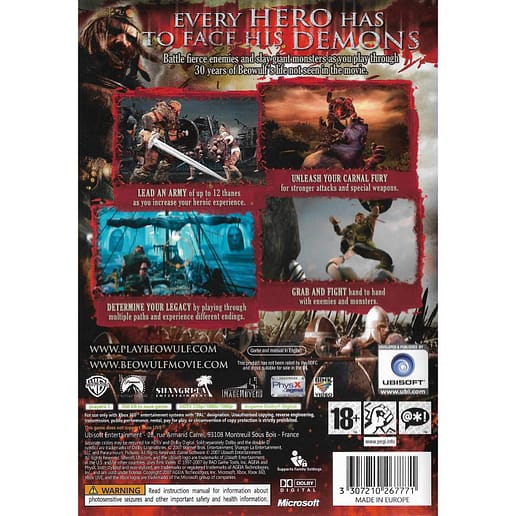 Beowulf The Game Xbox 360 (Begagnad)