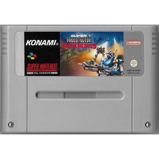 Super Probotector Alien Rebels Super Nintendo SNES SCN (Begagnad)