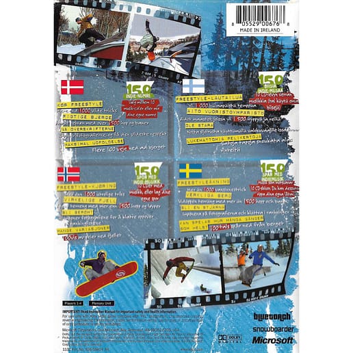 Amped Freestyle Snowboarding Xbox Nordic (Begagnad)