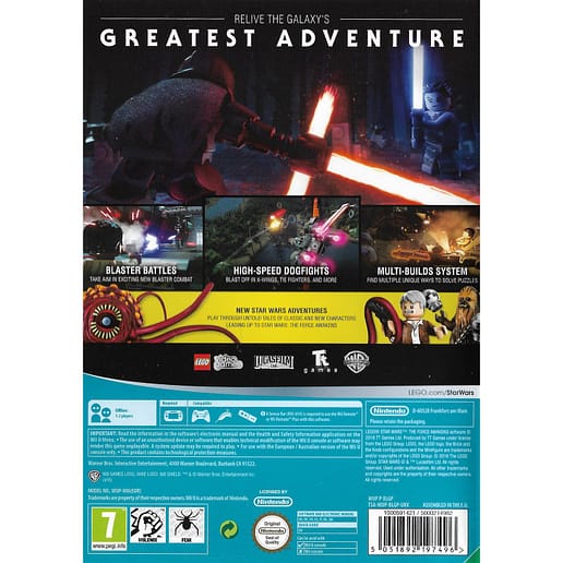 Lego Star Wars The Force Awakens Nintendo Wii U (Begagnad)
