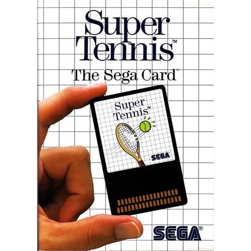 Super Tennis The Sega Card Sega Master System