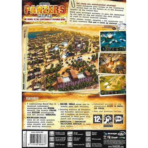 Codename Panzers Phase Two PC DVD (Begagnad)