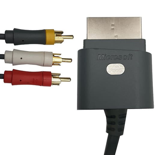 AV RCA Bildkabel Original Xbox 360 (Begagnad)