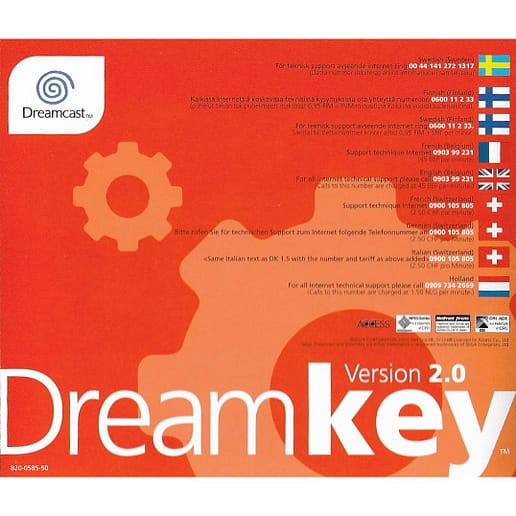 Dreamkey Version 2.0 Sega Dreamcast (Begagnad)